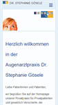 Mobile Screenshot of dr-goesele.de